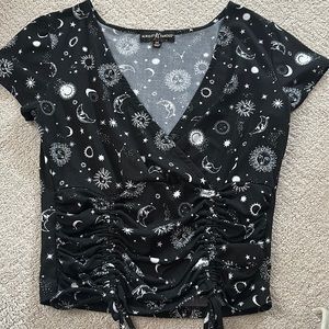 Almost Famous moon and stars top